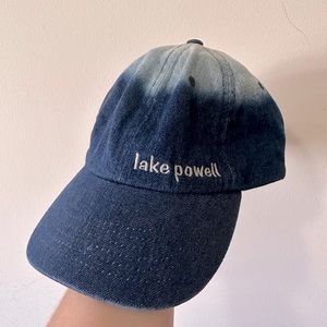 Vintage Lake Powell Denim Two tone Hat
